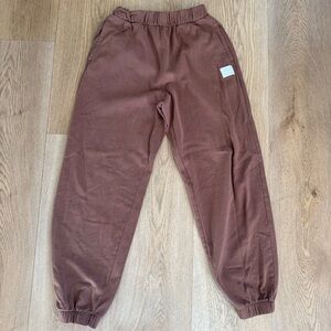 Hollister Brown Sweatpants XS Adjustable Rise